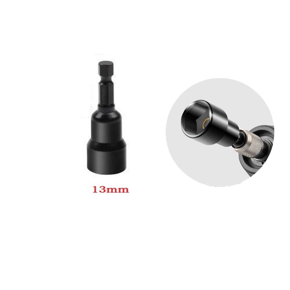 6-19mm Șurubelniță Magnetică pentru Piulițe Adaptor Soclu Adânc Capete Cheie Hexagonală 1/4 inch Oțel Crom-vanadiu Soclu Adânc Soclu Hexagonal 1/4
