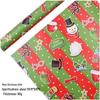 Feiertags-Geschenkpapier-Set: Cartoon-Weihnachts- und Neujahrsdesign mit Seidenpapier