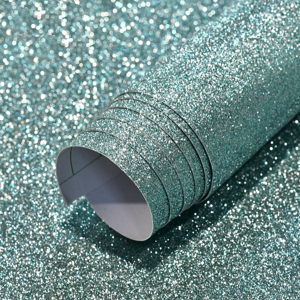 40x100cm Shimmer Fine Glitter Faux Leather Sheets Solid Color Synthetic Leather Fabric Roll for Earrings Hair Bows Pouches Bags