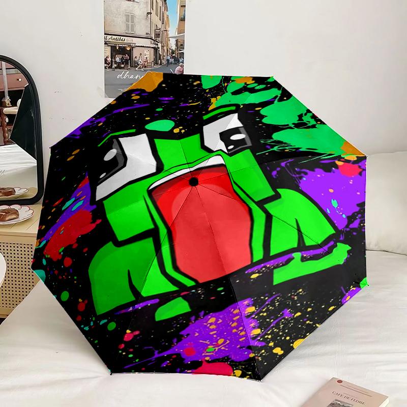 Colorful Game Friends Umbrella 8-Frame for Travel, Camping, Casual Lightweight Portable Umbrella, Essential for Every Family Holidays Gift