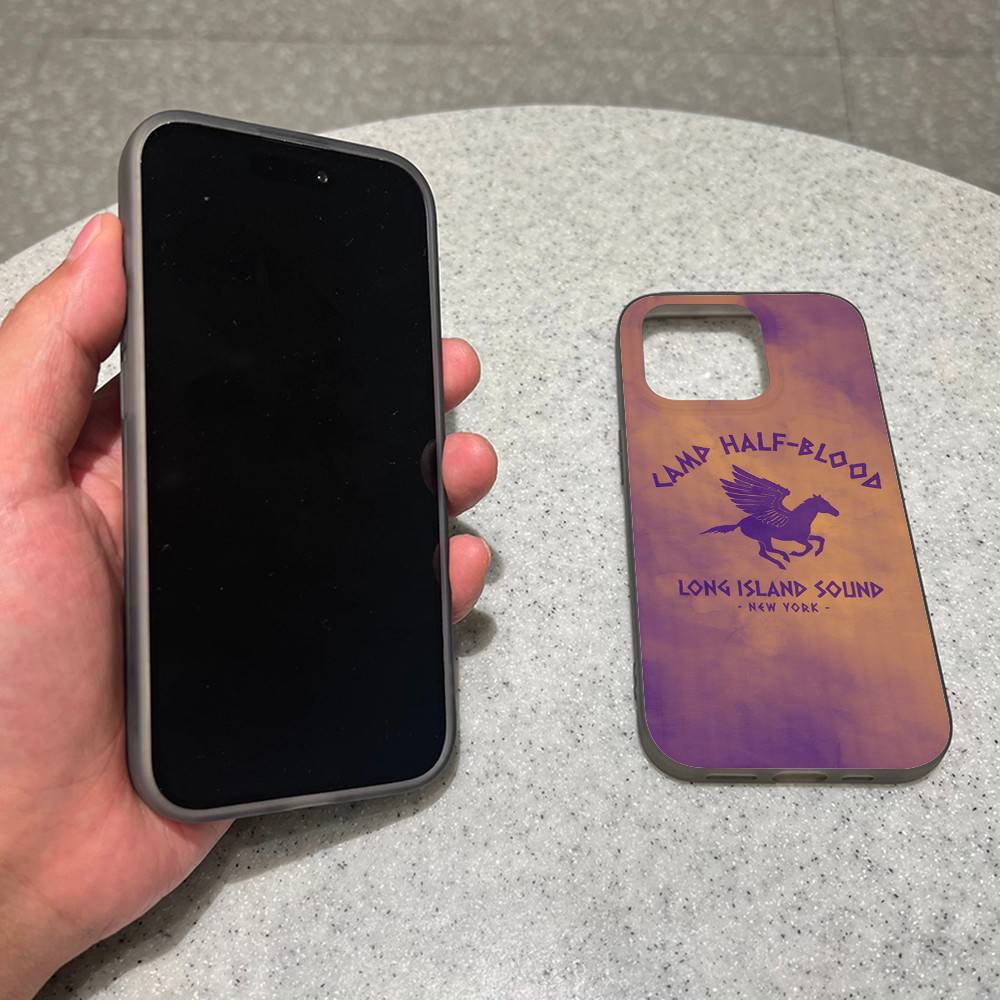 Camp Half-Blood For IPhone 17 16 15 14 13 12 11 Pro Max Plus Pro Clear Phone Cover Non-Slip Shell