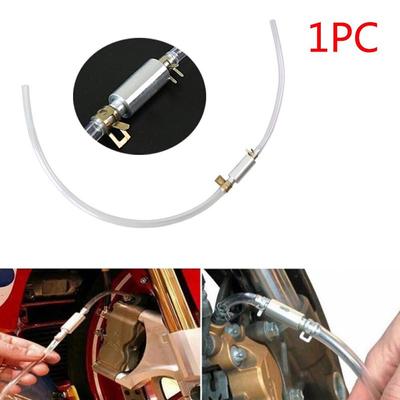 1X Kit de ferramentas para sangria de freio e embreagem, mangueira de sangria de válvula unidirecional, substituição de bomba de óleo para motocicleta, veículo, motocicleta