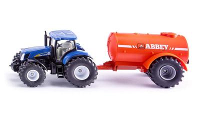 SIKU Scale New Holland Tractor with Vacuum Tanker 1/50 (SK1945)