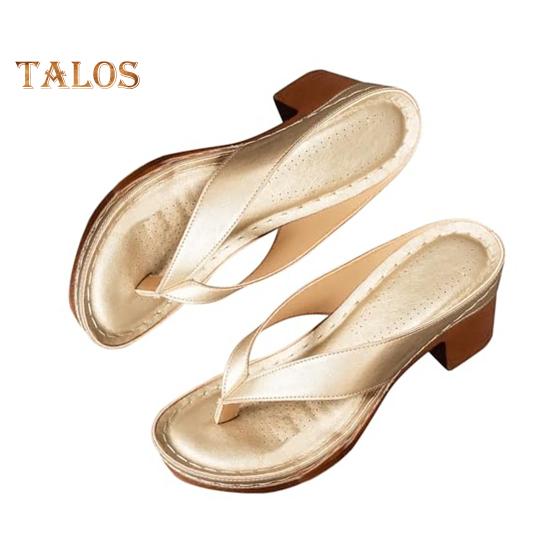 

Жіночі босоніжки на товстому підборі однотонні літні шльопанці з відкритим носком нековзні повсякденні босоніжки на підборах для пляжу, роботи, шопінгу 38