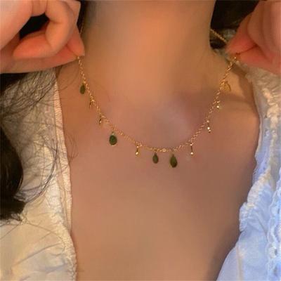 Europa En De Verenigde Staten Burst Kleine Ronde Hanger Handgemaakte Sleutelbeenketting Choker Ketting Meisje