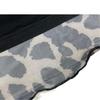 Women's Leopard Print Sheer Mesh Long Sleeve Bodycon Mini Dress