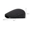 Beret Autumn Winter Wool Men's Velvet Warm Forward Cap Vintage Newsboy Cap