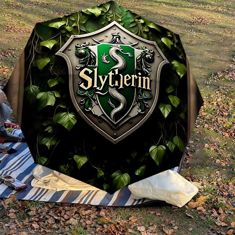 1PC Warner Slytherin Shield Umbrella-8-Rib Reinforced, Automatic Open, Lightweight & Durable-A87