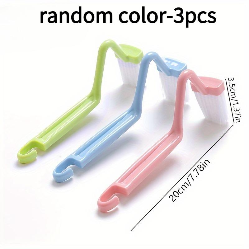 

3pcs toilet brushes with extended handles, V-shaped plastic cleaning brushes for bathroom and outdoor use, suitable for cleaning