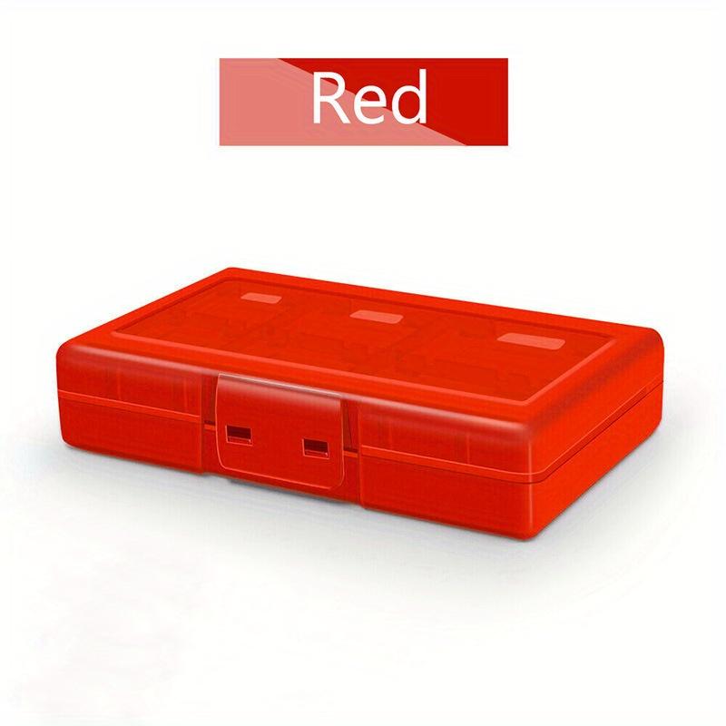 1pc Portable Switch Cartridge Case, Dust & Scratch Proof Holder for Travel, Fits Switch OLED Lite, Game Card Organizer