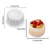 Cute Non-Stick Silicone Cake Molds Washable Resuable Mini Baking Mold Stackable Tree Stump Shape Muffin Cake Cups Party