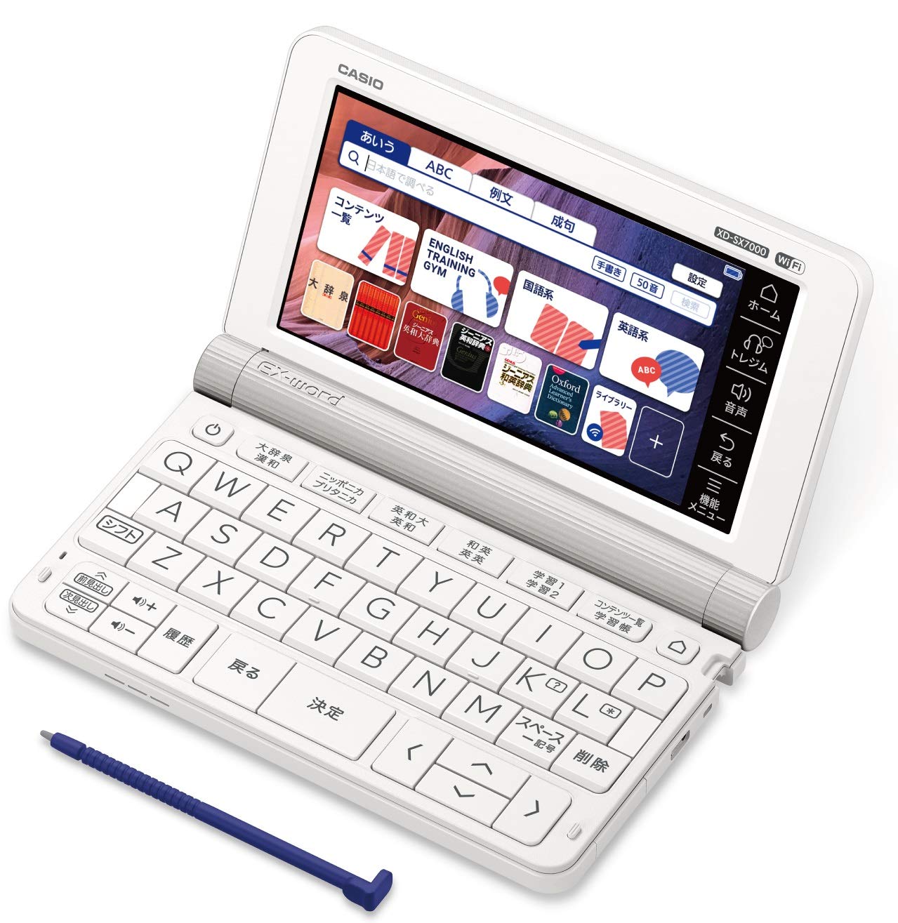 

Casio Electronic Dictionary Foreign Language Base Exword 60 Contents XD-SX7000 білий