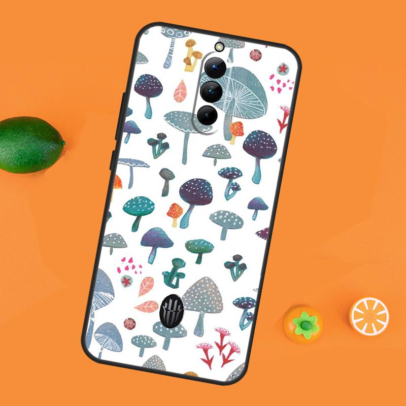Mushroom Forest Case For ZTE Nubia Red Magic 11 10S 9S 8S 8 9 10 Pro Plus 6 7 6S 7S Pro RedMagic 10 Air Cover