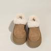 New Thick-soled Cover-toe Shoes for Women, Fleece Warm Snow Boots and Height-increasing Cotton Shoes
