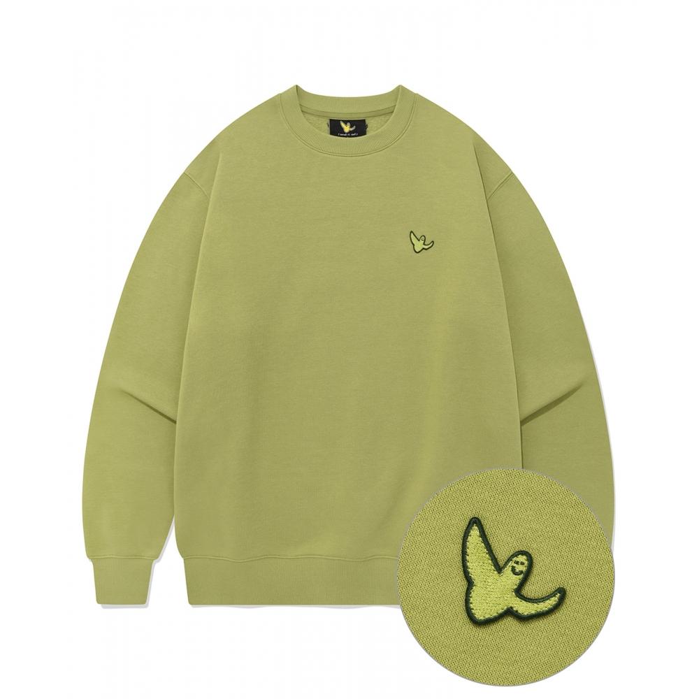 

WHATITISNT 23FW Толстовка Angel Wappen Apple Green