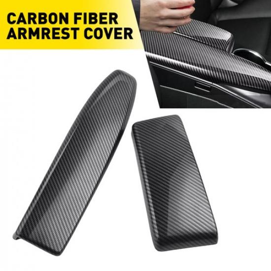 

For 2008-14 Mercedes W204 C-Class C300 C63 AMG Carbon Fiber Armrest Cover Trim V