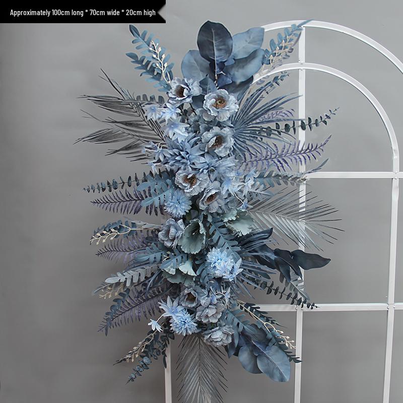 Blumen Kunstseide Blumenstreifen Set: Lange Hängegang-Anordnung & Hochzeitsaal-Dekor