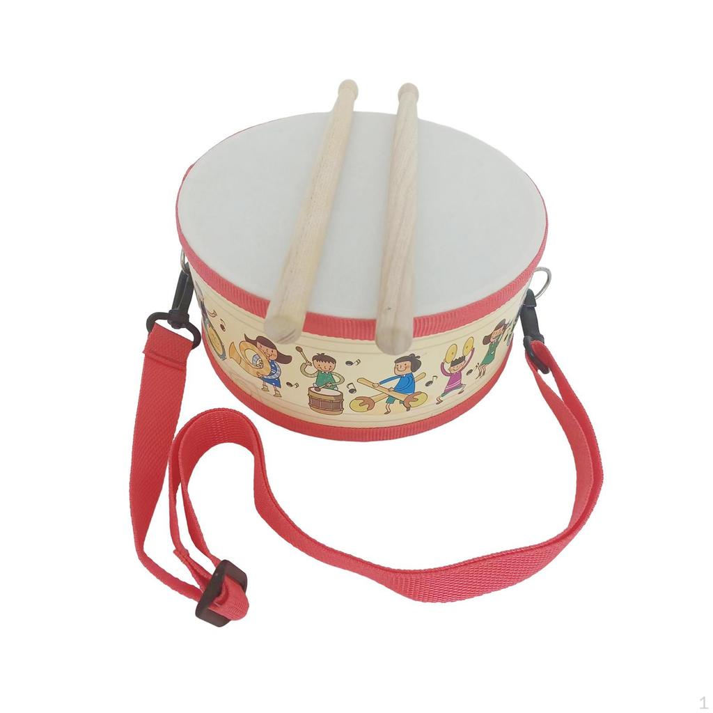 8 Inch Wooden Drum Set for Kids, Ideal Birthdays and Special Occasions