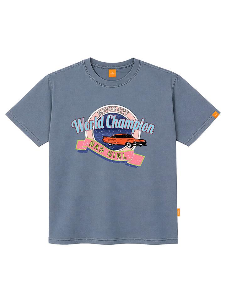 Ellamo World Champion Short Sleeve T-Shirt Unisex Big Size S~4Xl (Type A)