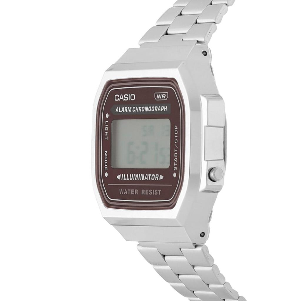 Casio A168WA-5AYDF (A168WA-5A) Digital Square Vintage Retro Unisex Metal Watch