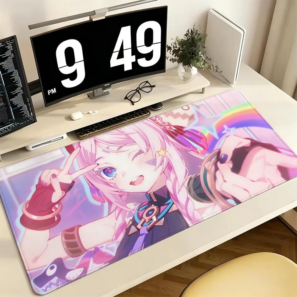 Genshin Impact Citlali Pro ESports Xxl Gaming Mousepad Extra Large NonSlip Stitched Edge Keyboard Laptop Desk Mat For Pc Gamer