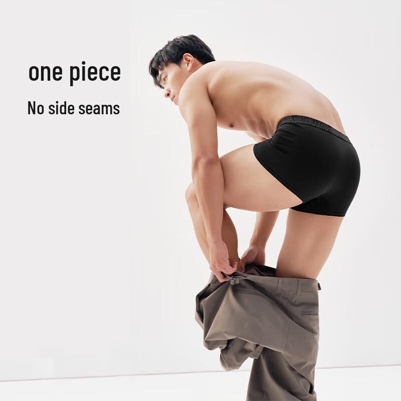 Jingdong Crafted Men's Antibacterial Cotton Boxer Briefs