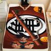 Dragon Ball Charaktere Druck Flanelldecke, Hohe Qualität, Bequem für Alle Jahreszeiten, Heimdekoration, Wärme und Komfort, Perfekt für Weihnachtsgeschenke
