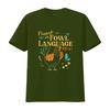 Vivay Fluent In Fowl Language Funny Novelty Chicken Lover T Shirt for Women s vintage Washed fashion streetwear Breathable