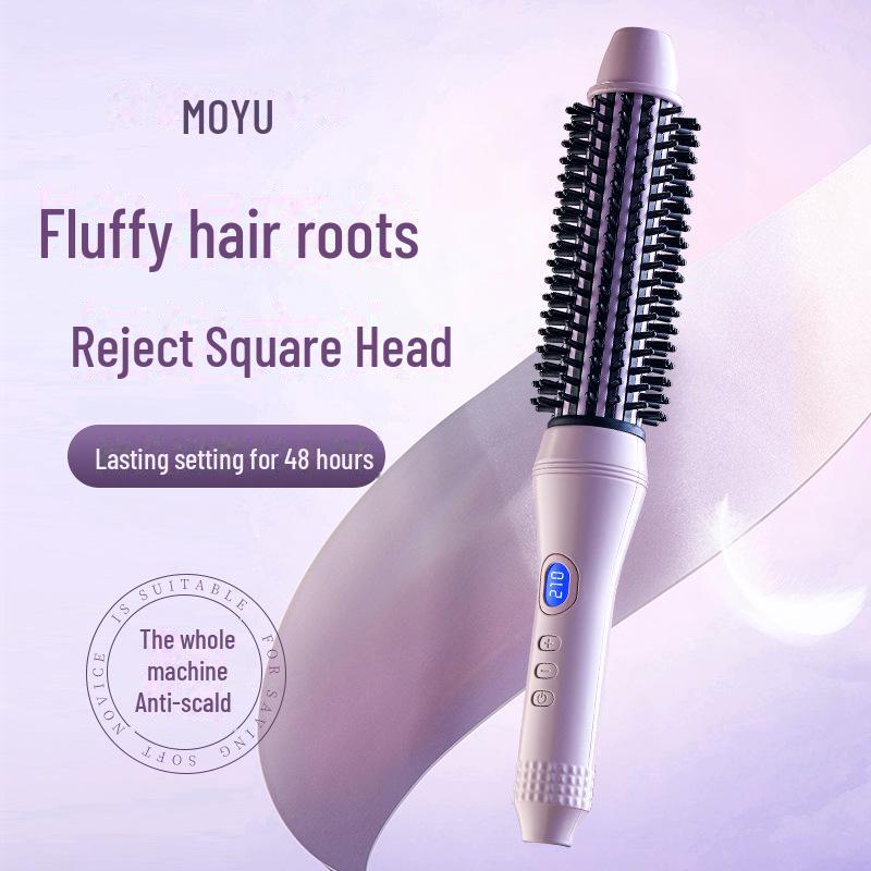Portable Traceless Fluffy Egg Roll Water Ripple Curling Iron with Negative Ion Technology