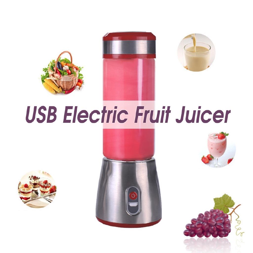 500ml 6 Klingen Mini Tragbarer USB Elektrischer Fruchtentsafter Mixer Maker Saft Shaker