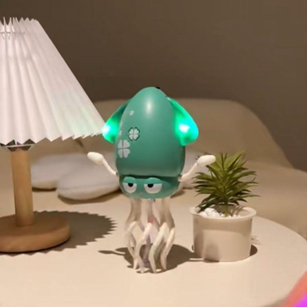 Rechargeable Crawling Interactive Octopus Toy Interactive Walking Dancing Octopus Desktop Ornament