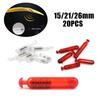20X Fishing Soundbar Lure Baits Rattles Insert Tube For Soft Worm Jigs Making Us