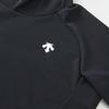 DESCENTE Sweatshirt by Yuki Sweatshirt Perfect for and Warming DV5SSW01U BK00 [Worn Ishikawa] Hoodie, Moisture-Wicking, Stretch, Volleyball, Movement,
