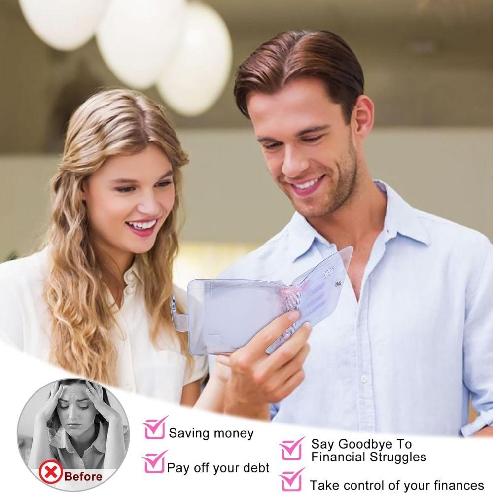 PVC Savings Challenges Book $150/300/500/1000 Envelope Savings Challenge  for Budgeting Planner