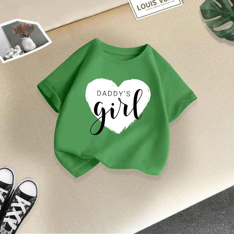 Kid T Shirt Love Printed Children T-shirt Kids 100% Cotton Clothes Tshirt Tops Tee Boys Girls Baby Tee 2-13Y