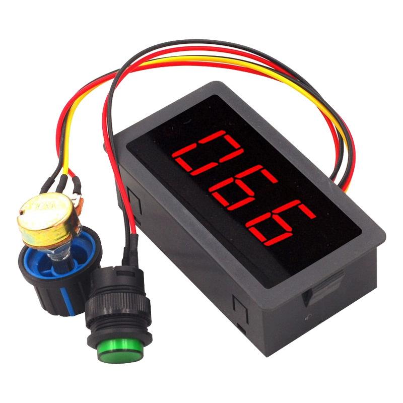CCM5D PWM DC Bürstenmotor Geschwindigkeitsregler mit Digitalanzeige, 6V-24V, 6A Stufenloser Schalter