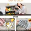 Stainless Steel Egg Slicer - Heavy Duty Wire Cutter for Hard Boiled Eggs & Soft Fruits, Dishwasher Safe Kitchen Tool (304 Grade)