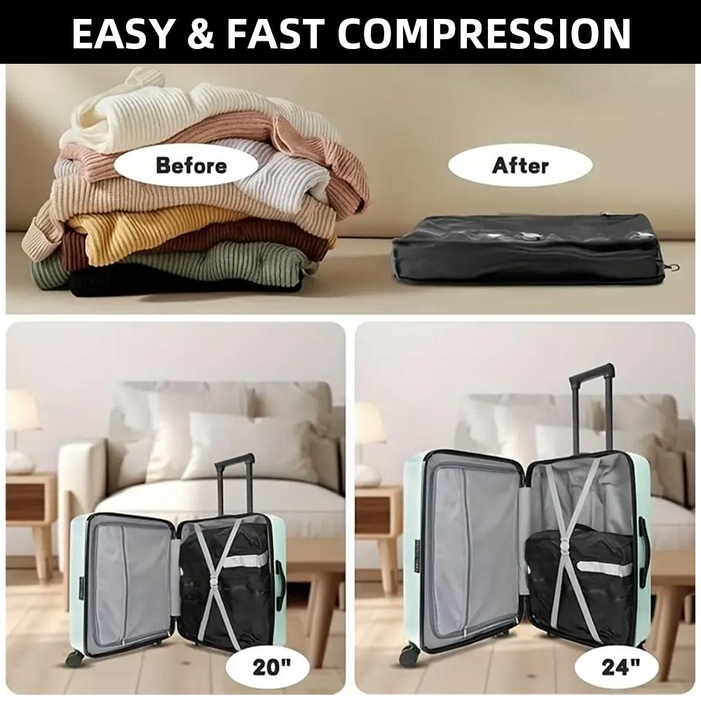Space Saver Bag Waterproof Dustproof Clothes Storage Bag Vacuum Compression Bag Travel Luggage Suitcases Storage Compression Bag