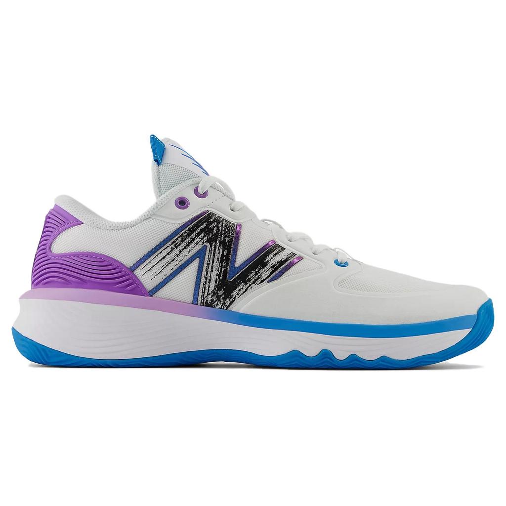 New New Balance Hesi Low Unity Of Sport Cushioning Wear Resistant Low Top Vintage Basketball Shoes Unisex White Blue Purple