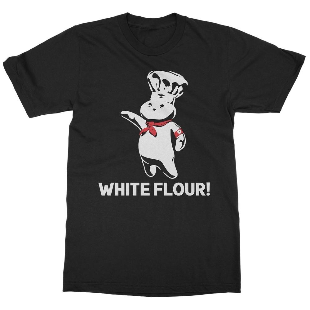 Винтажная Белая Мука ; Графическая футболка Baker Tribute; Унисекс Повседневный Топ Унисекс Футболка XXL