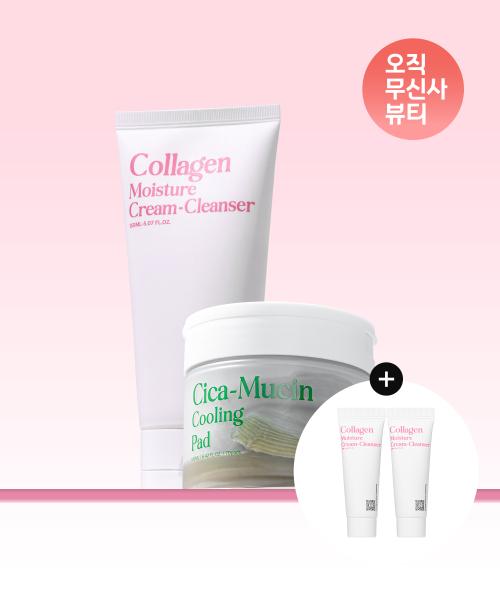 Truth of Beauty Todak Todak Firming Balance Care Set (Collagen Cream Cleanser + Cica Mucin Soothing Pad) + Free Cream Cleanser Gift NONE