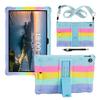Kids Silicone Case For Lenovo Tab 10.1 2025 TB311XU K10C TB311FU 10.1" Anti-drop Stand Case With Shoulder Strap Tablet Cover
