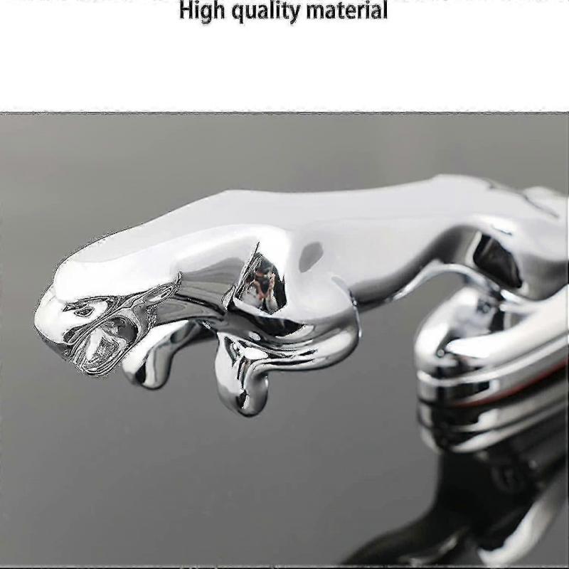 For Jaguar 3d Emblem Car Front Vehicle Hood Ornament Car Cover Chrome Eagle Badge Car Accessories