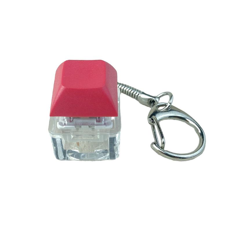 1 ADET Anahtar Anahtarlık Mil Test Cihazı Mekanik Klavye Fidget Düğmesi Parmak Oyuncakları Stres Giderici Yetişkinler İçin Hediyeler