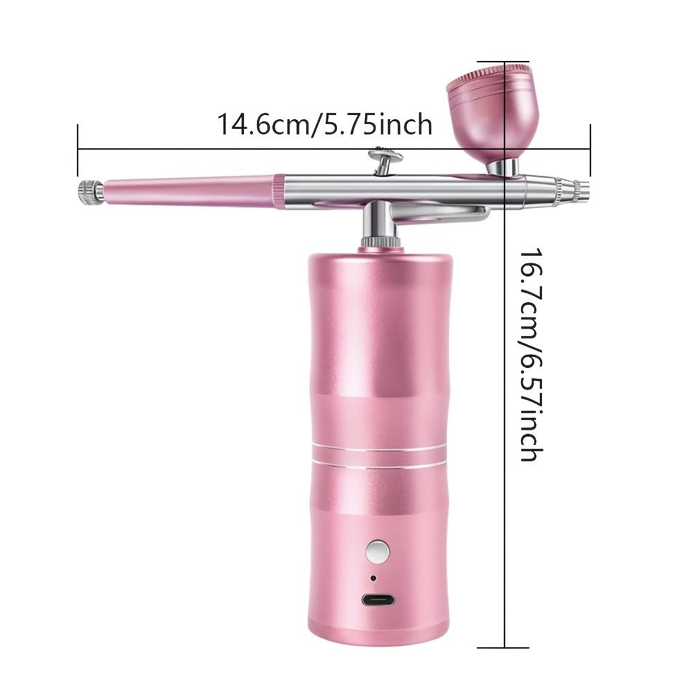 Complete Spray Gun Set with Compressor, Portable Rechargeable High Performance Air Brush,  for Car Coloring, Crafts Spray Painting, Painting