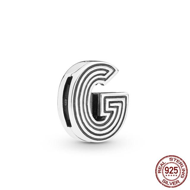 New Copper A-Z26 English Letter Bonded Beads That Can Be Freely Combined Are Fit For Flat Bracelets Diy Fine Jewelry