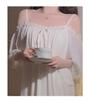 Princess Soft Mesh Lace Nightdress and Outer Robe Set 2373 - Comfortable Sling Design