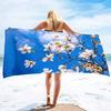 Magnolia Flower Oversized Beach Towel Sand Free Soft Super Lightweight Quick Dry Swim Towels Beach Throw Towel for Women Girls