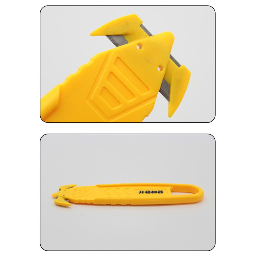 Safety Box Cutter T Knife Of Double-sided Recessed Concealed , Cutter Stainless Steel Package Opener