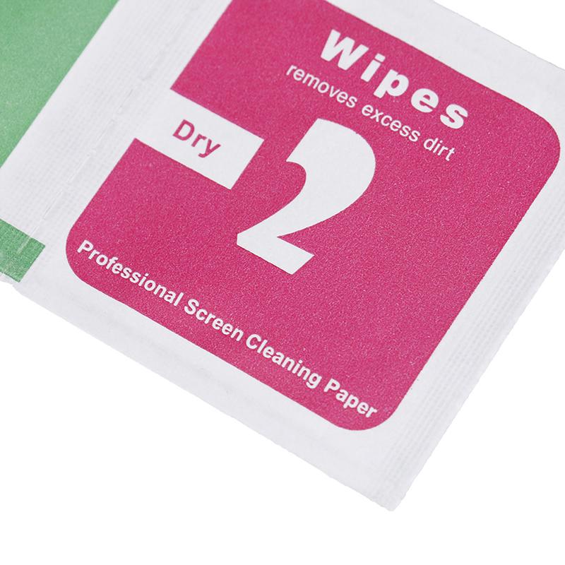 30 Stück/Los Kameraobjektiv Reinigungstuch LCD-Bildschirme Staubentfernung Feucht Trocken Wisspapier
